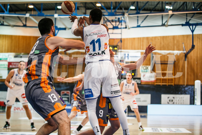 Basketball, bet-at-home Basketball Superliga 2020/21, Grunddurchgang 8. Runde, Oberwart Gunners, Klosterneuburg Dukes, Nigel Pruitt (11)