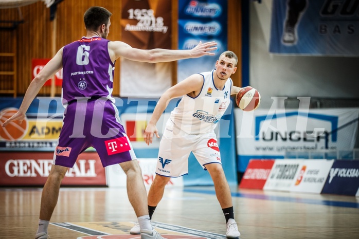 Basketball, ABL 2018/19, Grunddurchgang 33.Runde, Oberwart Gunners, Timberwolves, Renato Poljak (16)