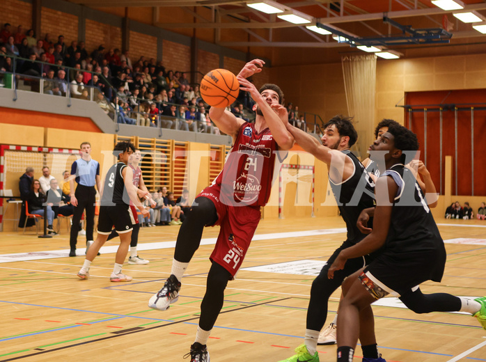 Basketball Zweite Liga 2023/24, Grunddurchgang 19.Runde Mistelbach Mustangs vs. Basket Flames


