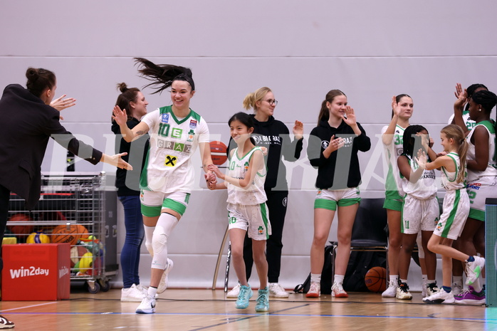 01.12.2024, Graz, Raiffeisen Sportpark, Basketball Damen Superliga 2024/25, Grunddurchgang, 8.Runde, UBI Holding Graz vs. Basket Flames