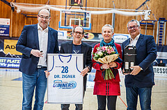 Basketball, Admiral Basketball Superliga 2019/20, Grunddurchgang 16.Runde, Oberwart Gunners, Klosterneuburg Dukes, Ehrung Dr. Ziegner