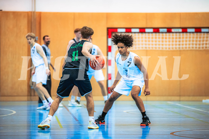 Basketball, Basketball Zweite Liga 2022/23, Grunddurchgang 4.Runde, Union Deutsch Wagram Alligators, Upper Austrian Ballers, Simon Marek (11), Samuel Gatterbauer (7)