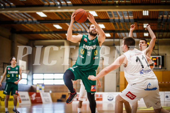 Basketball, Basketball Zweite Liga, Grunddurchgang 15.Runde, Mattersburg Rocks, Dornbirn Lions, Panagiotis Zaraidonis (3)