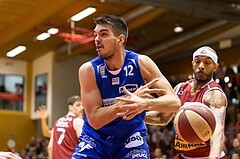Basketball, ABL 2017/18, Grunddurchgang 14.Runde, Traiskirchen Lions, Oberwart Gunners, Benjamin Blazevic (12)