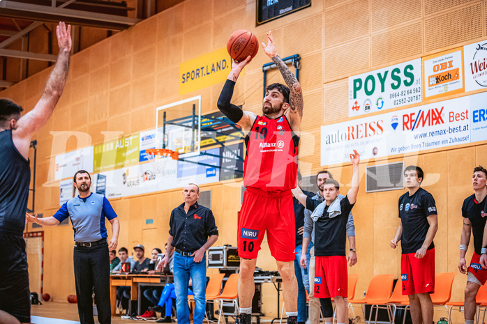 Basketball, Basketball Zweite Liga 2022/23, Playoff Viertelfinale Spiel 3, Mistelbach Mustangs, Wörthersee Piraten, Zdenek Nehyba (10)