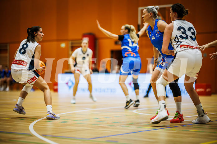 Basketball, Win2Day Basketball Damen Superliga 2023/24, Grunddurchgang 2.Runde, Vienna Timberwolves, DBB LZ OÖ, Aleksandra Novakovic (8)