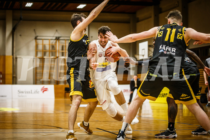 Basketball, Basketball Zweite Liga, Grunddurchgang 17.Runde, Mattersburg Rocks, Fürstenfeld Panthers, Marko SOLDO (7)