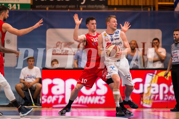 Basketball ABL 2015/16 Playoff Finale Spiel 2 Oberwart Gunners vs. WBC Wels