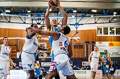 Basketball, Admiral Basketball Superliga 2019/20, Grunddurchgang 6.Runde, Oberwart Gunners, St. Pölten, Philip Jalalpoor (5)