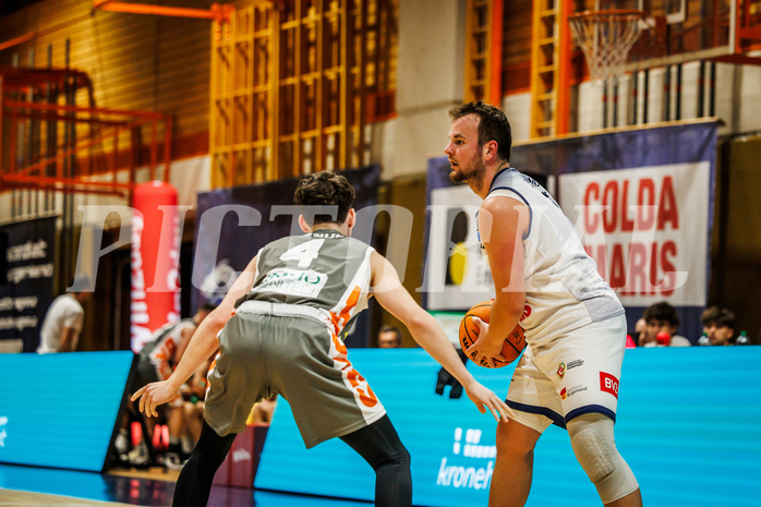 Basketball, win2day Basketball Superliga 2023/224, Grunddurchgang Runde 3, BBC Nord Dragonz, Klosterneuburg Dukes, Sebastian Kunc (5)