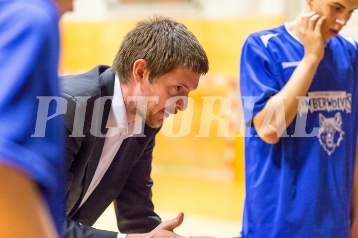 Basketball, 2.Bundesliga, Grunddurchgang 4.Runde, Mattersburg Rocks, Vienna D.C. Timberwolves, Hubert Schmidt (Headcoach)