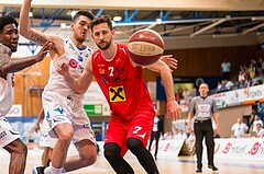 Basketball, ABL 2016/17, Playoff HF Spiel 5, Oberwart Gunners, WBC Wels, Davor Lamesic (7)