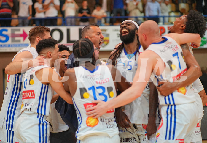 Basketball, Basketball Superliga 2024/25, Playoffs, Finale Spiel 1, Oberwart Gunners vs. BBC Nord Dragonz