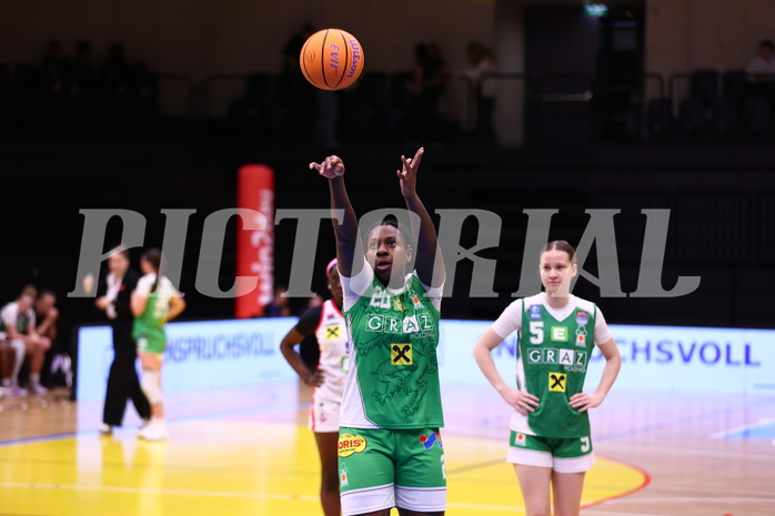 22.03.2025, Graz, Raiffeisen Sportpark, Basketball Damen Superliga 2024/25, Semifinale Spiel 2, UBSC-DBBC Graz vs. UBI Graz ,  