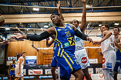 Basketball, bet-at-home Basketball Superliga 2020/21, Grunddurchgang, 12. Runde, Oberwart Gunners, UBSC Graz, Kendall Pollard (25)