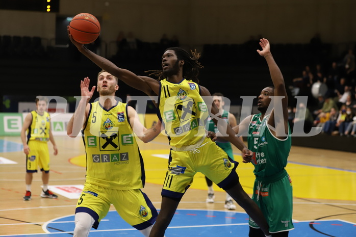 Basketball Superliga 2021/22, Grunddurchgang 15. Runde, UBSC Graz vs. Kapfenberg Bulls