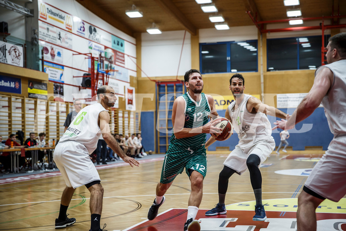 Basketball, Basketball Zweite Liga, Grunddurchgang 22.Runde, Basket Flames, KOS Celovec, Tiso Cvitkovic (12)