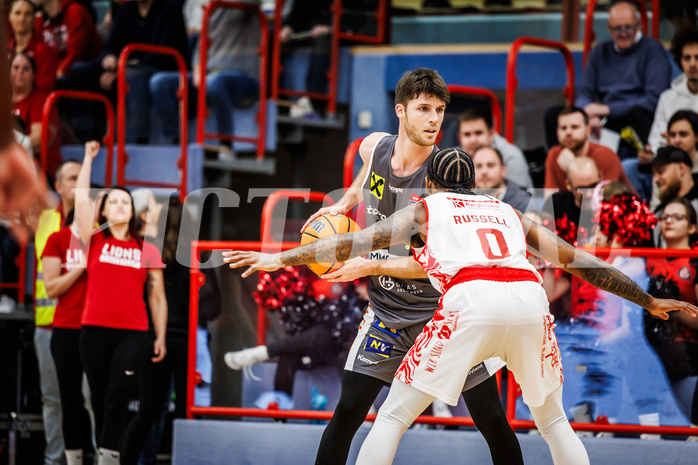 Basketball, win2day Basketball Superliga 2024/25, Grunddurchgang 12.Runde, Traiskirchen Lions, Klosterneuburg Dukes, Clemens Leydolf (9)