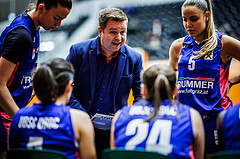 Basketball, Win2Day Basketball Damen Superliga 2023/24, Grunddurchgang 4.Runde, Vienna Timberwolves, UBSC-DBBC Graz, Edvin Brkic(Head Coach)