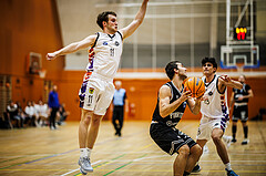 Basketball, Basketball Zweite Liga 2024/25, Grunddurchgang 8.Runde, Vienna United, Wörthersee Piraten, Marius Witzmann (11), Andreas Nuck (11), Jakub Kotala (18)