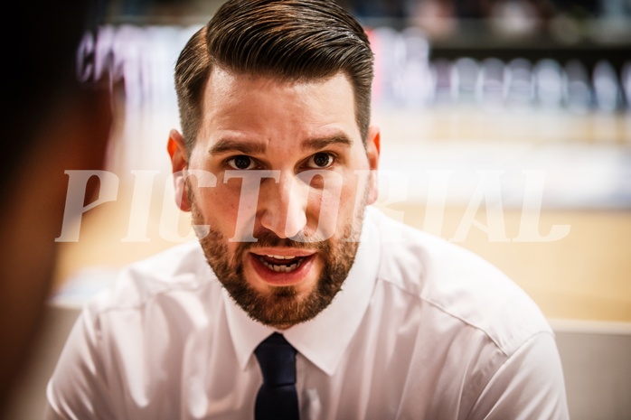 Basketball, ABL 2018/19, Grunddurchgang 31.Runde, Oberwart Gunners, Klosterneuburg Dukes, Horst Leitner (Coach) Basketball, ABL 2018/19, Grunddurchgang 31.Runde, Oberwart Gunners, Klosterneuburg Dukes, Horst Leitner (Coach)