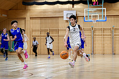 16.02.2025 Österreichischer Basketballverband 2024/25, SLMU16 Basket Flames WAT vs SG Salzkammergut