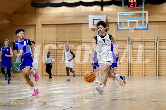 16.02.2025 Österreichischer Basketballverband 2024/25, SLMU16 Basket Flames WAT vs SG Salzkammergut