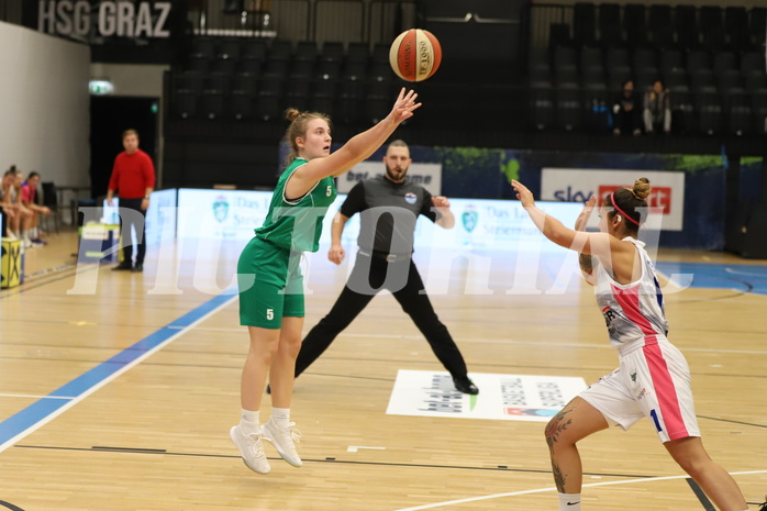 30.10.2021, Basketball Damen Superliga 2021/22, Grunddurchgang 4.Runde,  UBSC-DBBC Graz vs. KOS Celovec