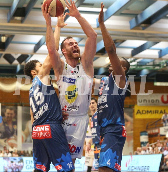 Basketball ABL 2017/18, Playoff Finale Spiel 3 Gmunden Swans vs. Kapfenberg Bulls 


