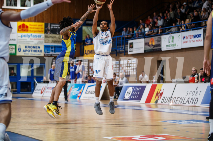 Basketball, Admiral Basketball Superliga 2019/20, Grunddurchgang 18.Runde, UNGER STEEL Gunners Oberwart, UBSC Graz, Lawrence Alexander (6)