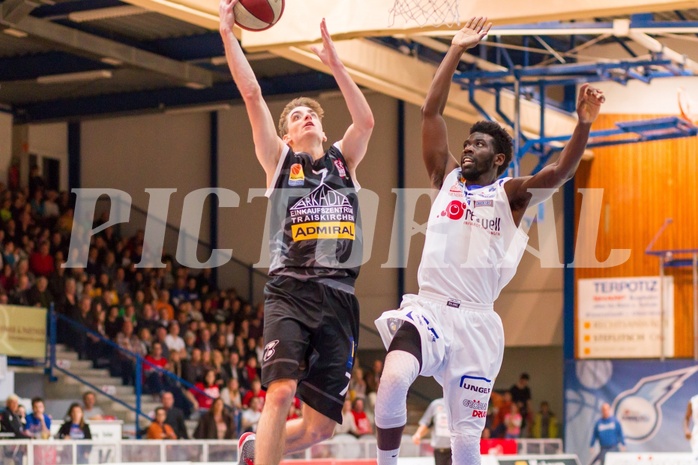 Basketball ABL 2015/16 Grunddurchgang 13.Runde Oberwart Gunners vs. Traiskirchen Lions