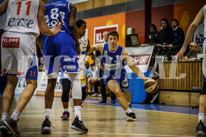 Basketball, ABL 2018/19, Grunddurchgang 16.Runde, Kapfenberg Bulls, Oberwart Gunners, Jakob Szkutta (4)