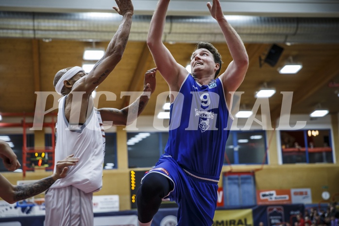 Basketball, Admiral Basketball Superliga 2019/20, Grunddurchgang 7.Runde, Traiskirchen Lions, D.C. Timberwolves, Philipp D’Angelo (9)