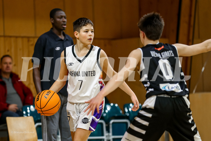 12.01.2025 Österreichischer Basketballverband 2024/25, SLMU14, SU Döbling vs Vienna Giants
