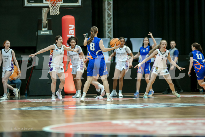 04.05.2025 Österreichischer Basketballverband 2024/25, SLWU19 Vienna United vs. DBB Basketgirls Wels