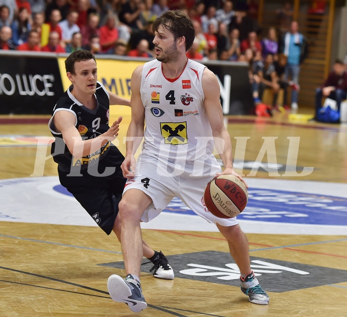 Basketball ABL 2015/16 Playoff Halbfinale Spiel 2 WBC Wels vs Traiskirchen Lions