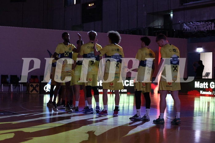 21.03.2025, Graz, Raiffeisen Sportpark Graz, Basketball Superliga 2024/25, 5. Platzierungsrunde, UBSC Graz - Oberwart Gunners 21.03.2025, Graz, Raiffeisen Sportpark Graz, Basketball Superliga 2024/25, 5. Platzierungsrunde, UBSC Graz - Oberwart Gunners