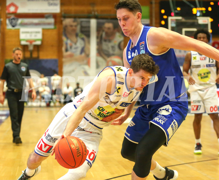 Basketball Superliga 2021/22, 7.Plazierungsrunde Gmunden Swans vs. Oberwart Gunners


