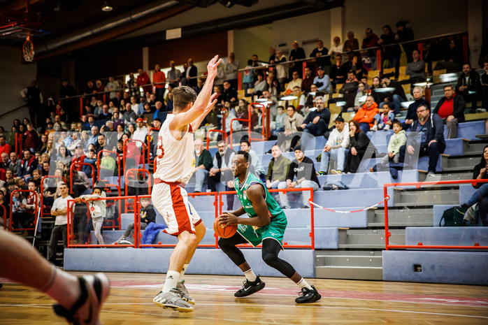 Basketball, win2day Basketball Superliga 2022/23, 1. Qualifikationsrunde, Traiskirchen Lions, Kapfenberg Bulls, Amin Abdul Adamu (5)