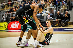 Basketball, Win2Day Superliga 2023/24, Grunddurchgang 16.Runde, SKN St. Pölten, Flyers Wels, Christopher Ferguson (20), Dejan Kovacevic (17)