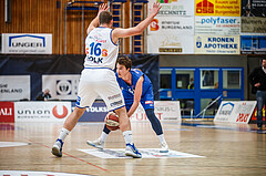 Basketball, bet-at-home Basketball Superliga 2020/21, Grunddurchgang 11. Runde, Oberwart Gunners, Vienna DC Timberwolves, Philipp D’Angelo (9)