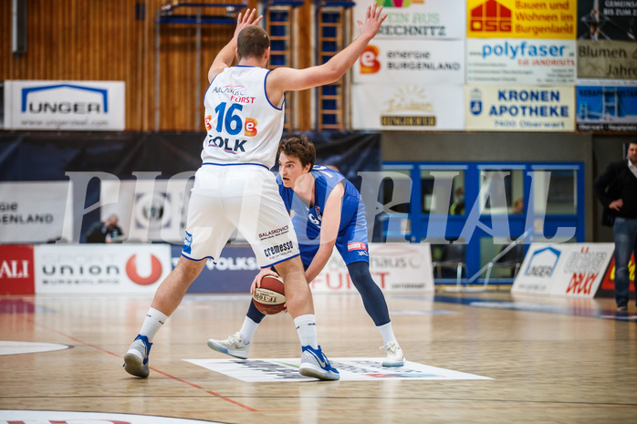 Basketball, bet-at-home Basketball Superliga 2020/21, Grunddurchgang 11. Runde, Oberwart Gunners, Vienna DC Timberwolves, Philipp D’Angelo (9)