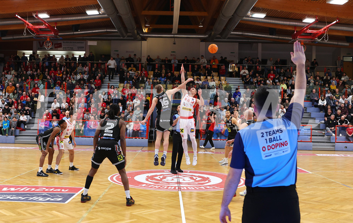 Basketball Superliaga 2024/25, Grunddurchgang 22.Runde Traiskirchen Lions vs. Flyers Wels



