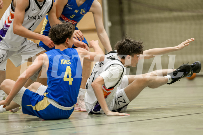 27.04.2025 Österreichischer Basketballverband 2024/25, SLMU16, VF Vienna United vs. SKN St. Pölten