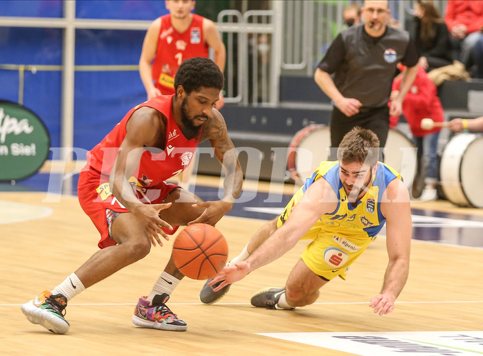Basketball Superliga 2021/22, Grunddurchgang 17.Runde SKN St.Pölten vs. Traiskirchen Lions