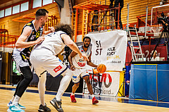 Basketball, win2day Basketball Superliga 2024/25, Playoffs Halbfinale 2. Spiel
, BBC Nord Dragonz, Gmunden Swans, Austen Awosika (10)