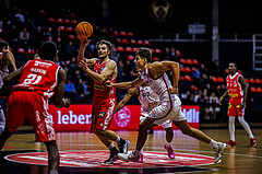 Basketball, Win2Day Superliga 2024/25, Grunddurchgang 13.Runde, BC Vienna, Traiskirchen Lions, Moritz Lanegger-Rest (8)