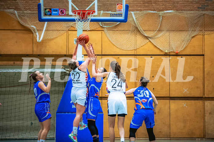 Basketball Basketball Damen Superliga 2021/22, Grunddurchgang 5.Runde Vienna United vs. DBB LZ OÖ
