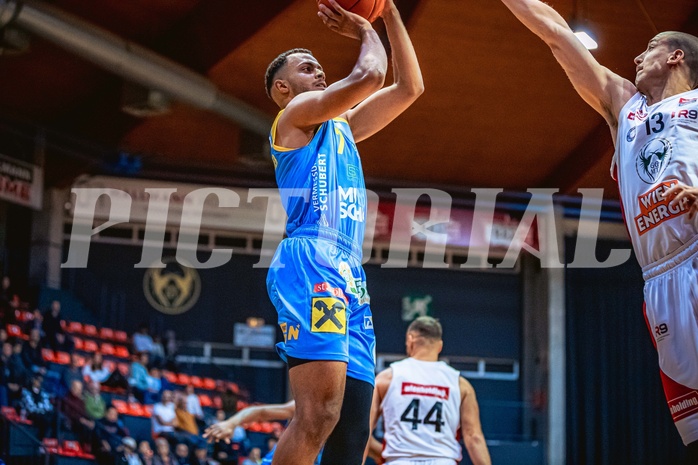 Basketball, Win2Day Superliga 2022/23, Grunddurchgang 7.Runde, BC GGMT Vienna, SKN St. Pölten, Steven Kaltenbrunner (7), Stefan Savic (13)
