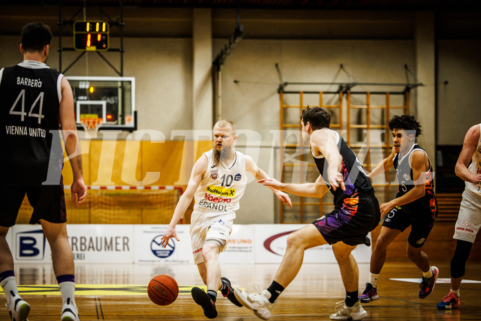 Basketball, Basketball Zweite Liga 2022/23, Grunddurchgang 18.Runde, Mattersburg Rocks, Vienna United, Claudio Vancura (10)